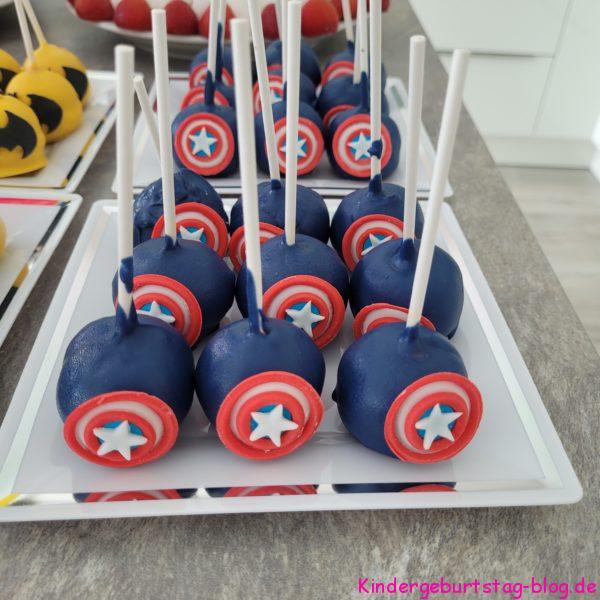 Superhelden Cake Pops