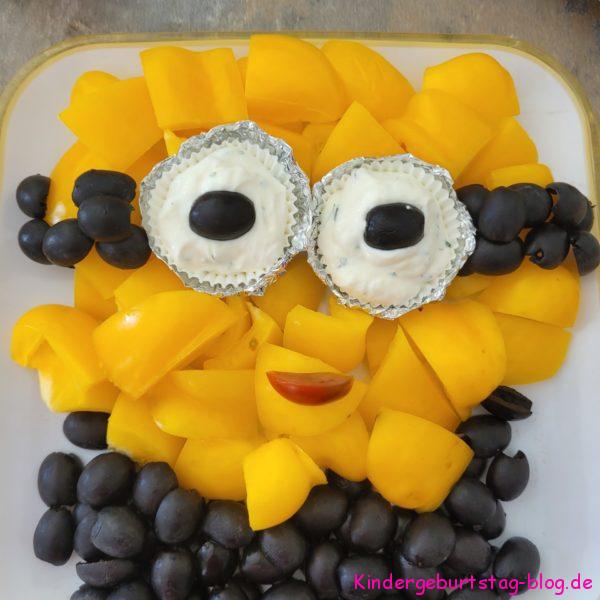 Minion aus Gemüse