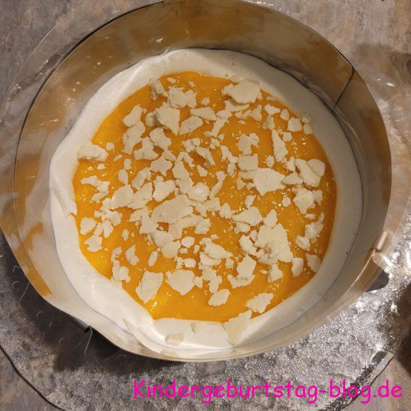 Mango-Limetten-Kokos Torte