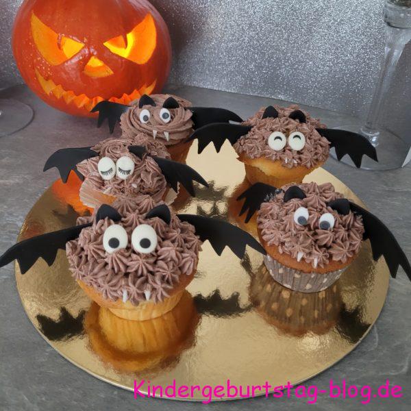 Halloween Cupcakes Fledermäuse