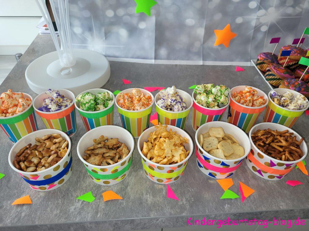 Neon Party Snacks