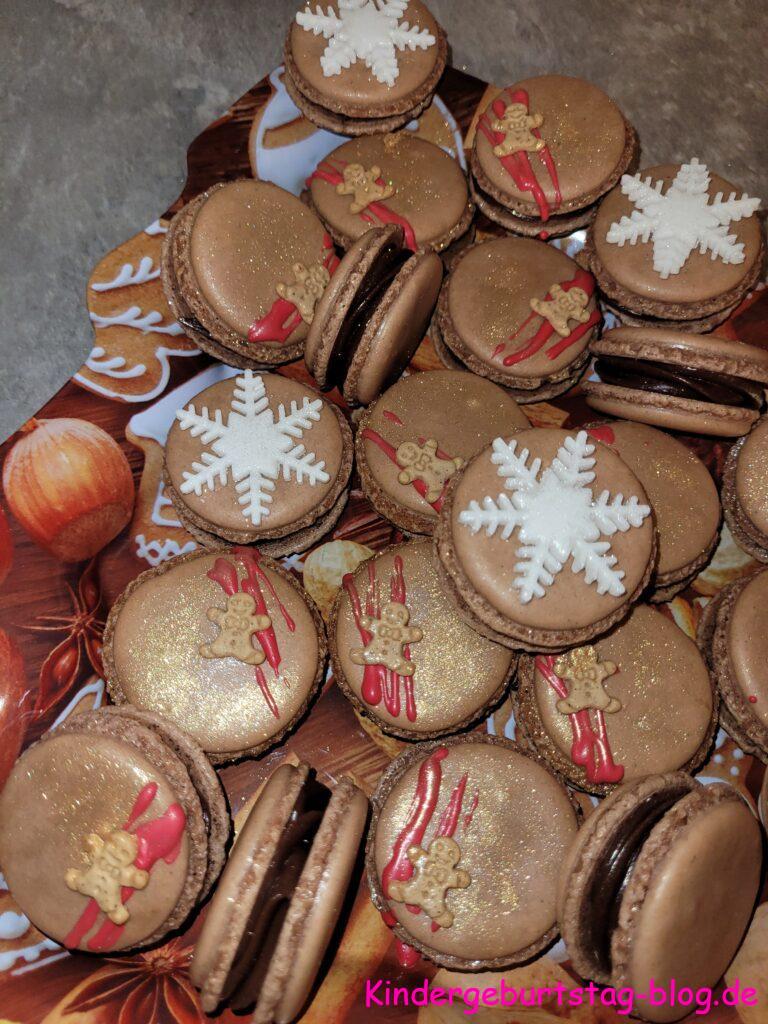 Weihnachtsmacarons