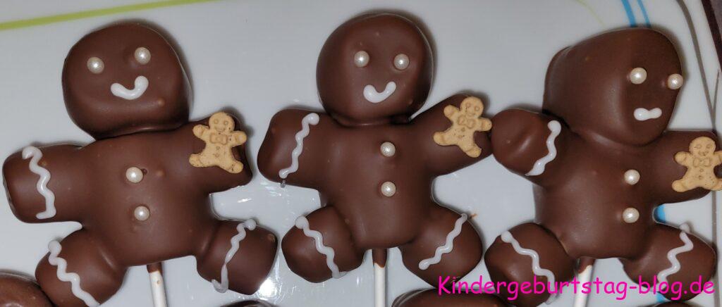 Lebkuchenmänner aus Marshmallows