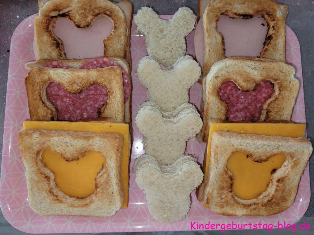 Minnie Mouse Party Sandwiches