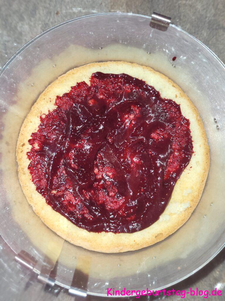 Brombeer-Pistazien-Torte