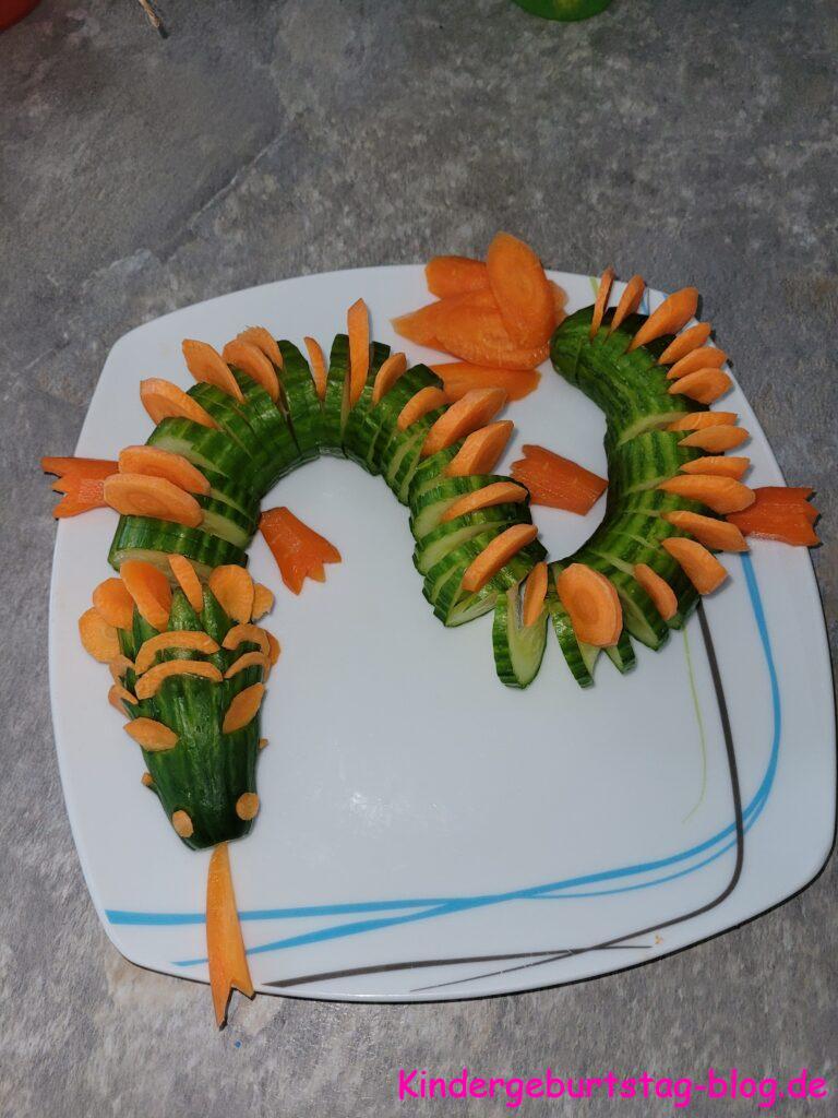 Drachen aus Gurke