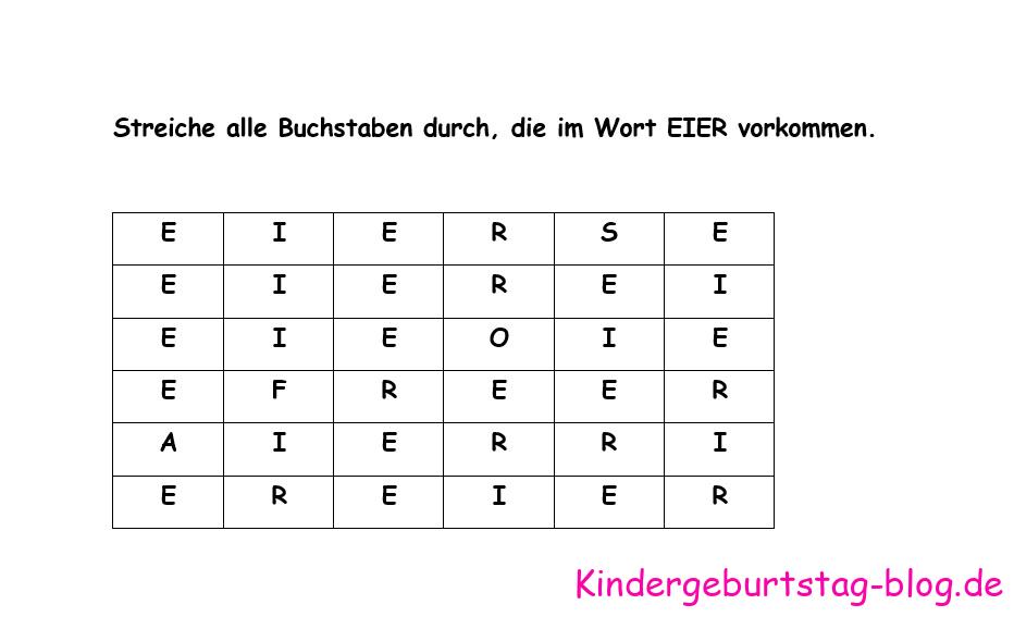 Osterschatzsuche