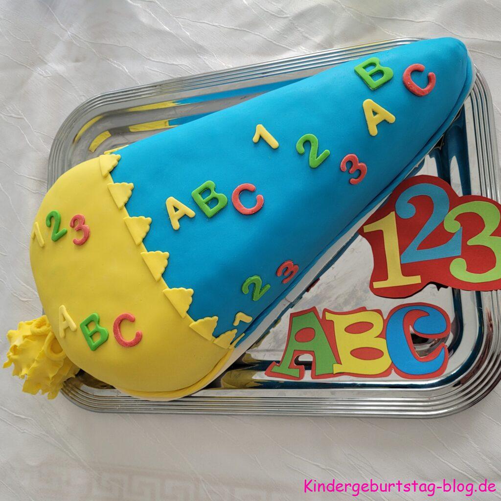 Einschulungsfeier Torte