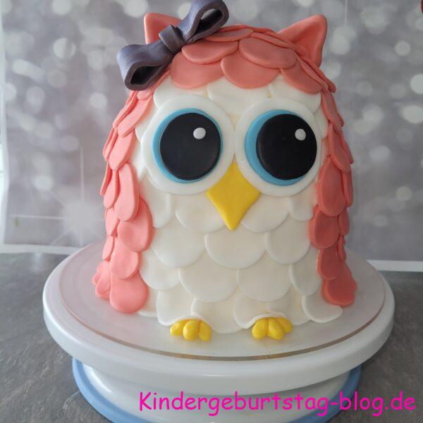 Mandeltorte Eule
