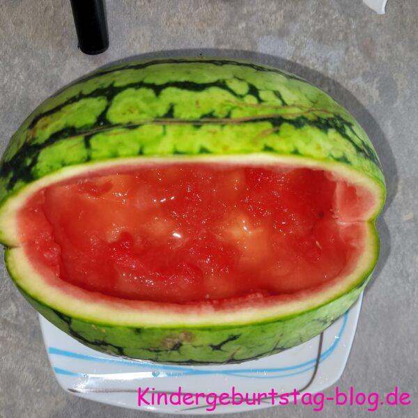 Frosch aus Wassermelone
