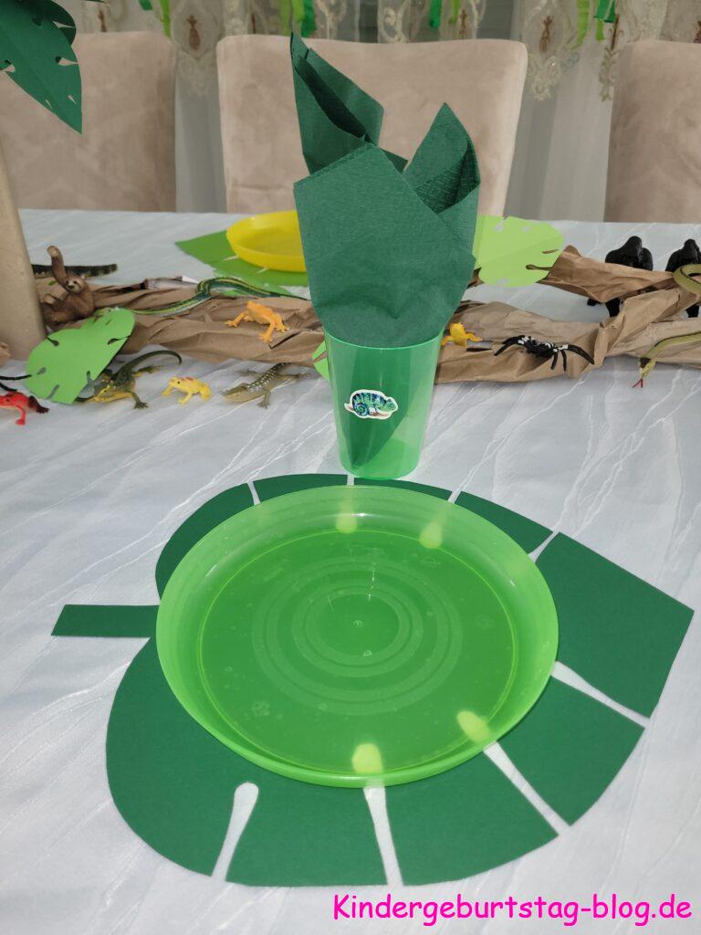 Dschungelparty Deko