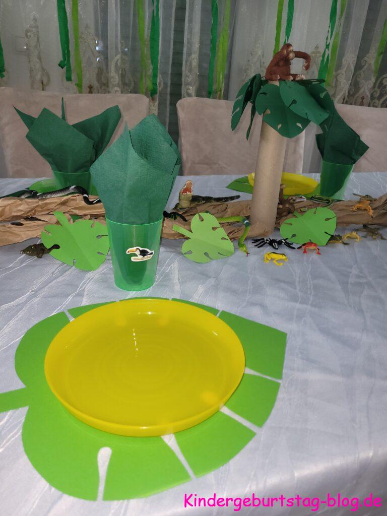 Dschungelparty Deko