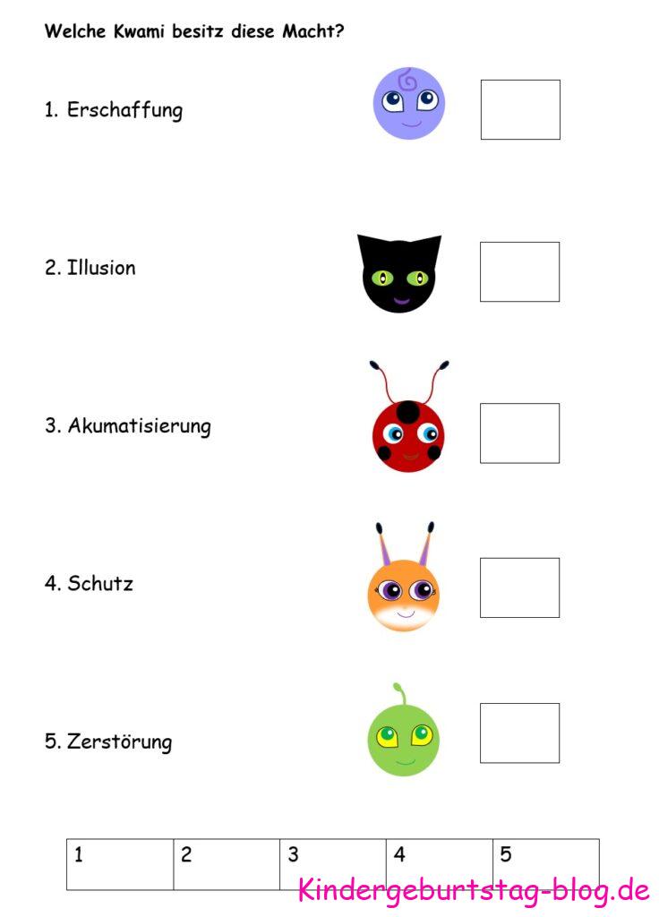 Miraculous Party Spiele