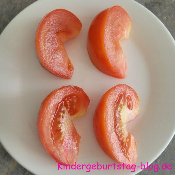 Schmetterlinge aus Tomaten