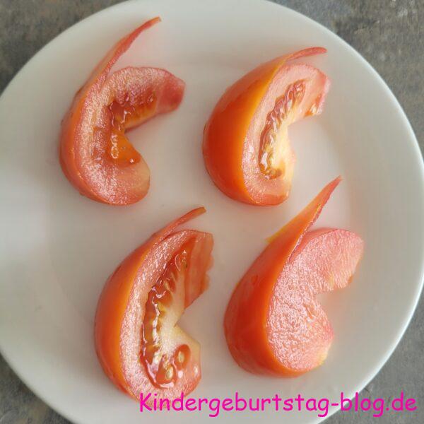 Schmetterlinge aus Tomaten
