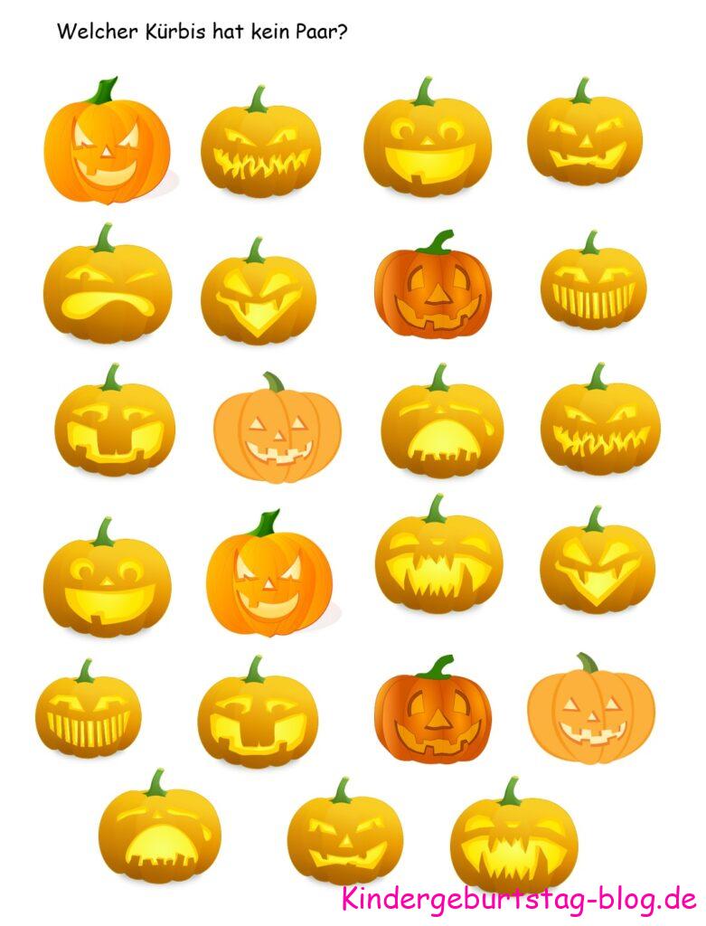 Halloween-Party Schnitzeljagd Rätsel