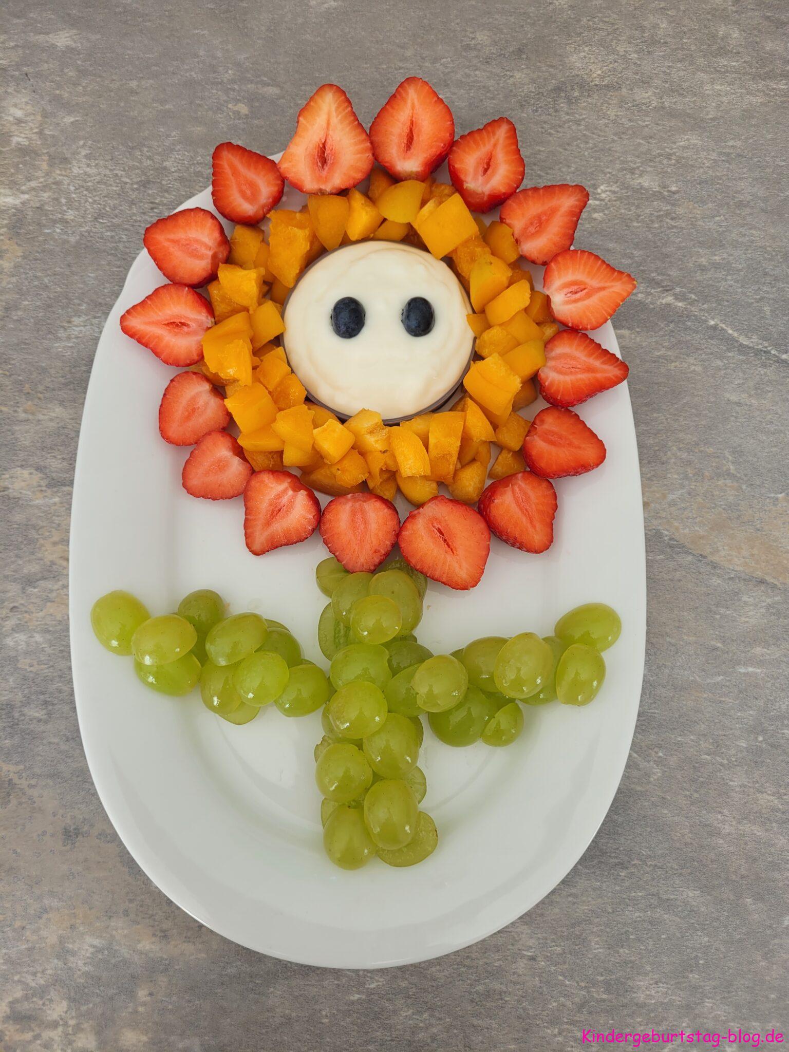 Ideen für Obst- und Gemüseplatten für Kinderfeste - Kindergeburtstag-blog