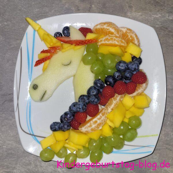Einhorn Geburtstag Obst