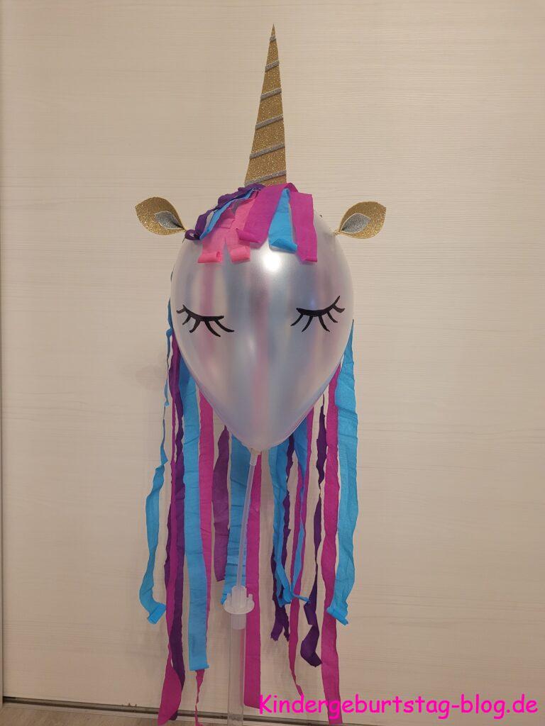 Einhorn Kindergeburtstag Dekoration