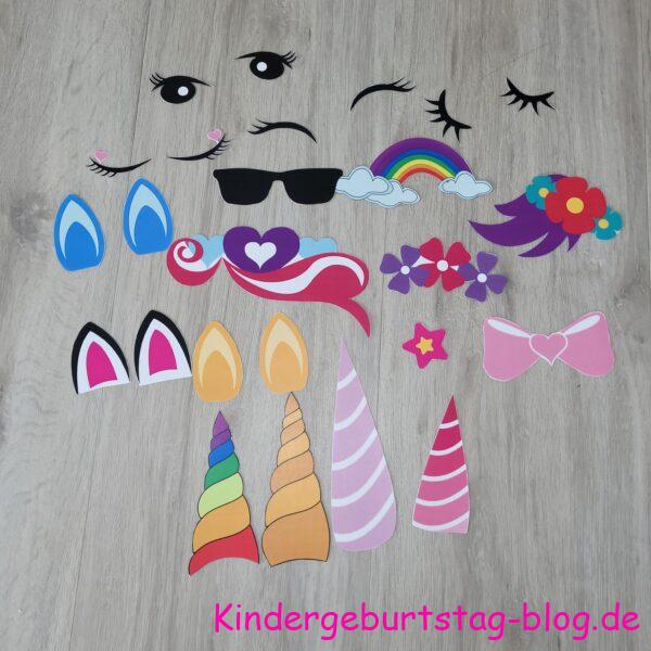 Einhorn Kindergeburtstag Basteln