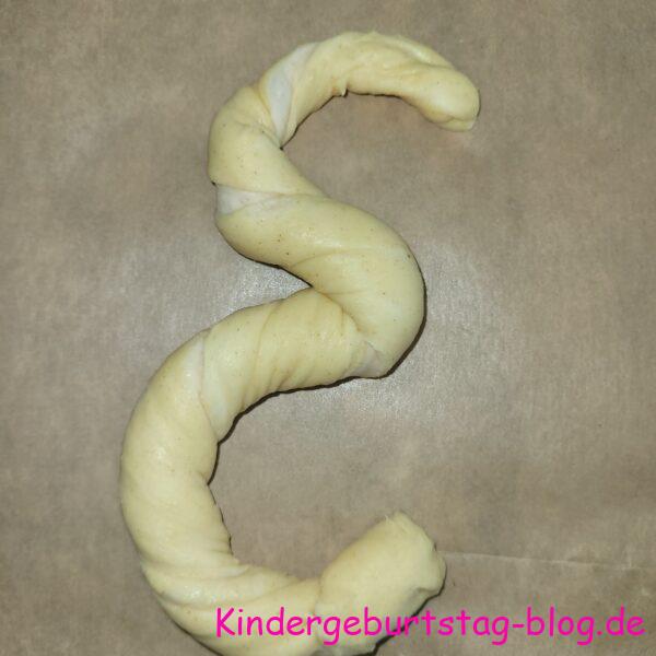 Schmetterlinge aus Laugengebäck