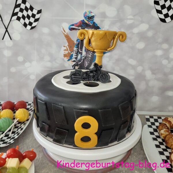 Motorrad-party-Torte