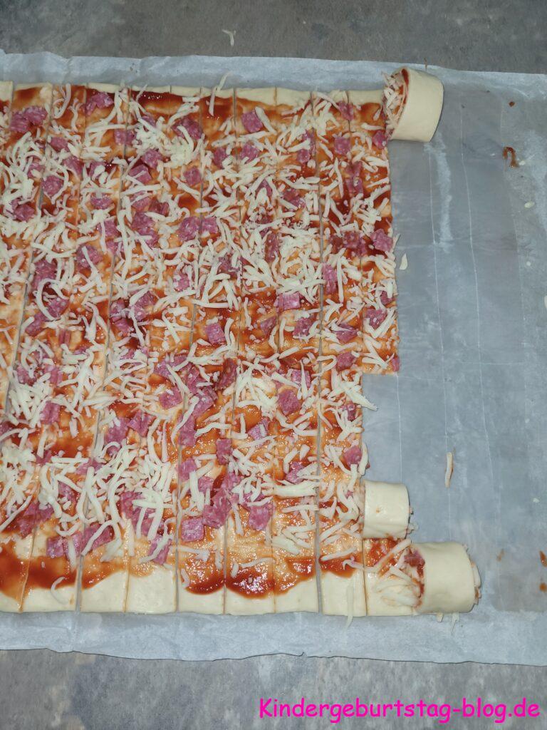 Pizza-Schmetterlinge