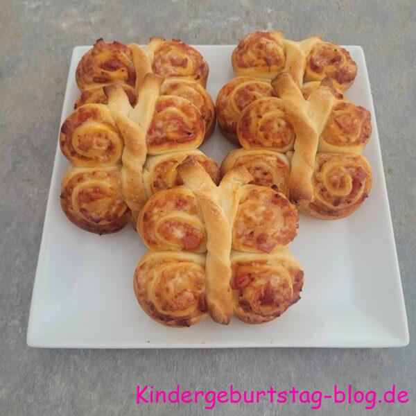 Pizza-Schmetterlinge