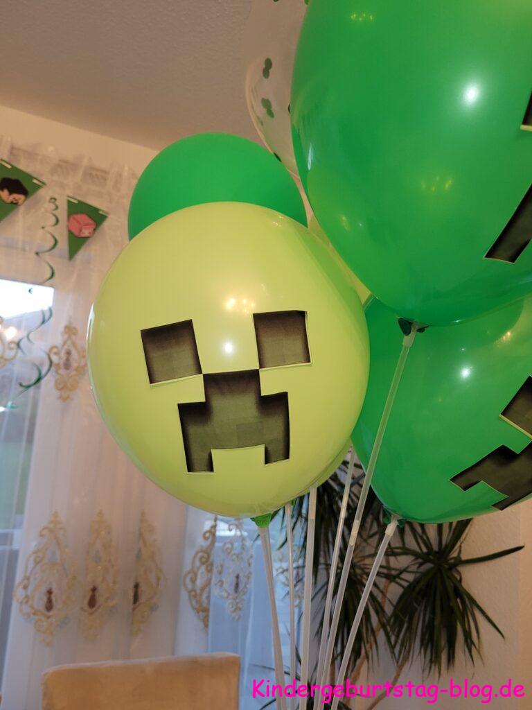 Minecraft Party Ballons