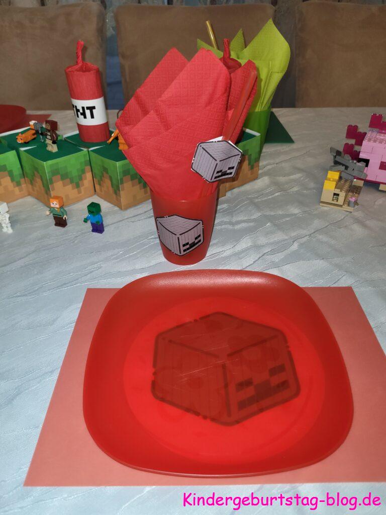Minecraft Party Dekoration