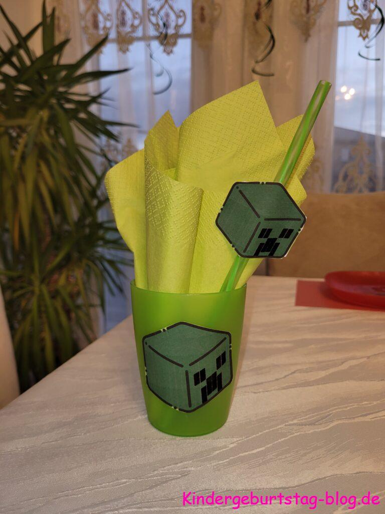 Minecraft Party Dekoration