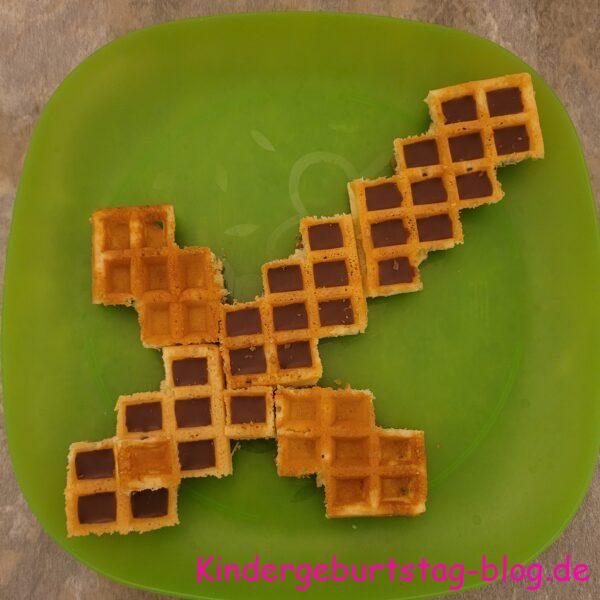 Minecraft Party süße Snacks