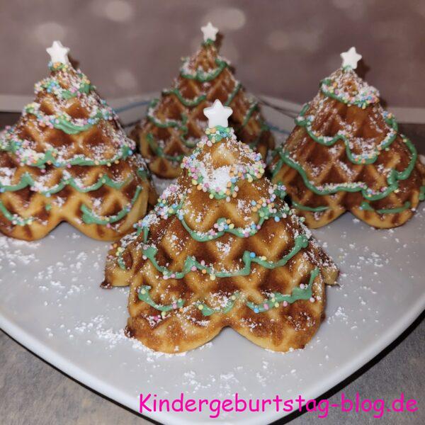 Waffeln zu Weihnachten