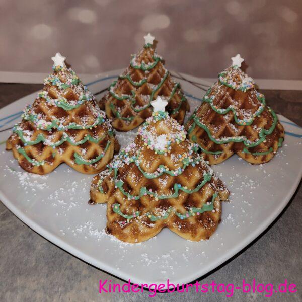 Waffeln zu Weihnachten